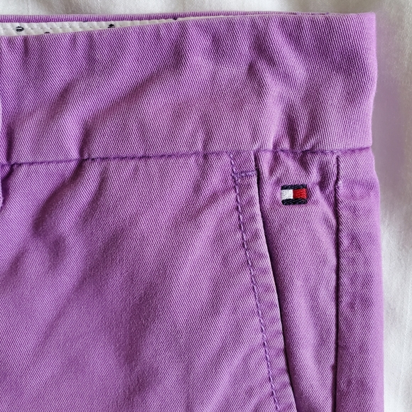 Tommy Hilfiger Purple Shorts - Size 6 - Picture 4 of 12